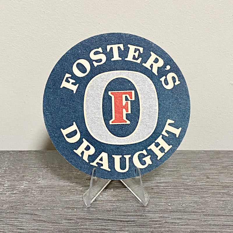 Vintage Foster’s Draught Number Four How To Order Beer Mat Collectible Coaster