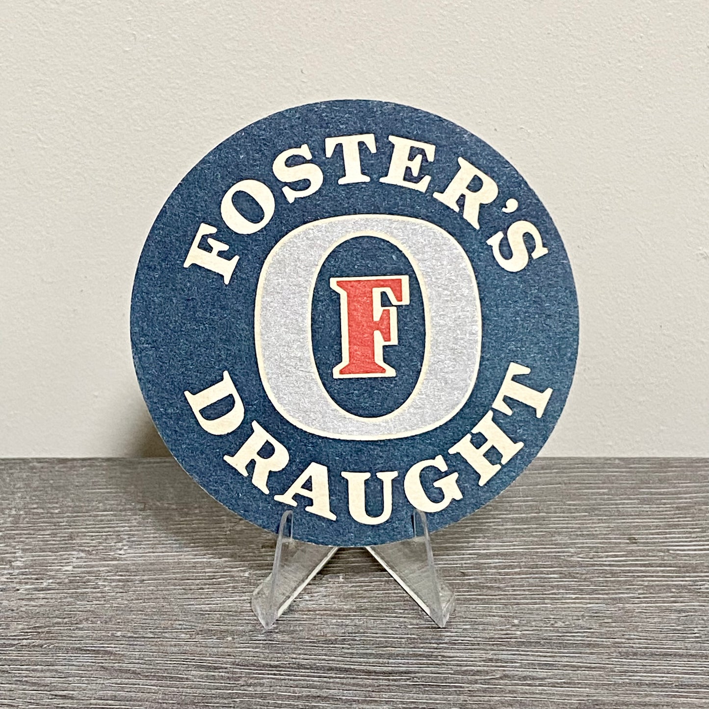 Vintage Foster’s Draught Number Four How To Order Beer Mat Collectible Coaster