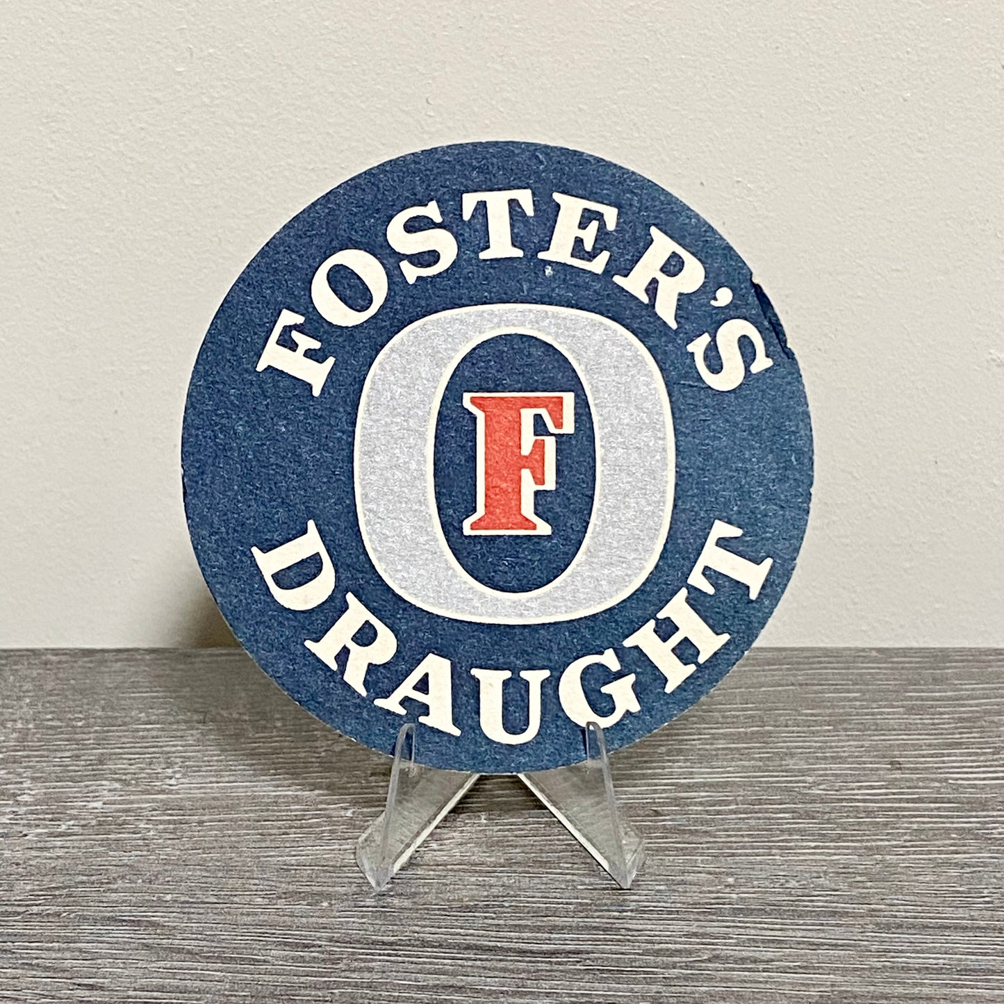 Vintage Foster’s Draught Number One How To Order Beer Mat Collectible Coaster