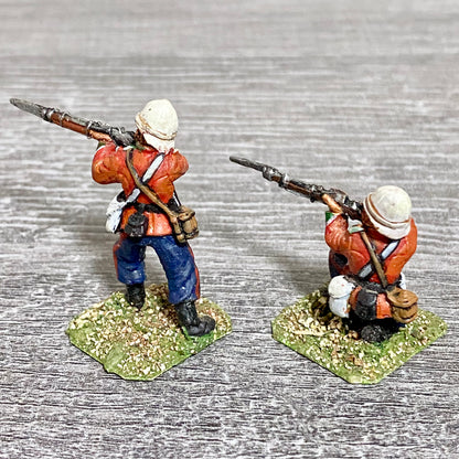 2x 28mm 24th Regiment Of Foot Zulu War 1879 Painted Metal Miniatures Games #10