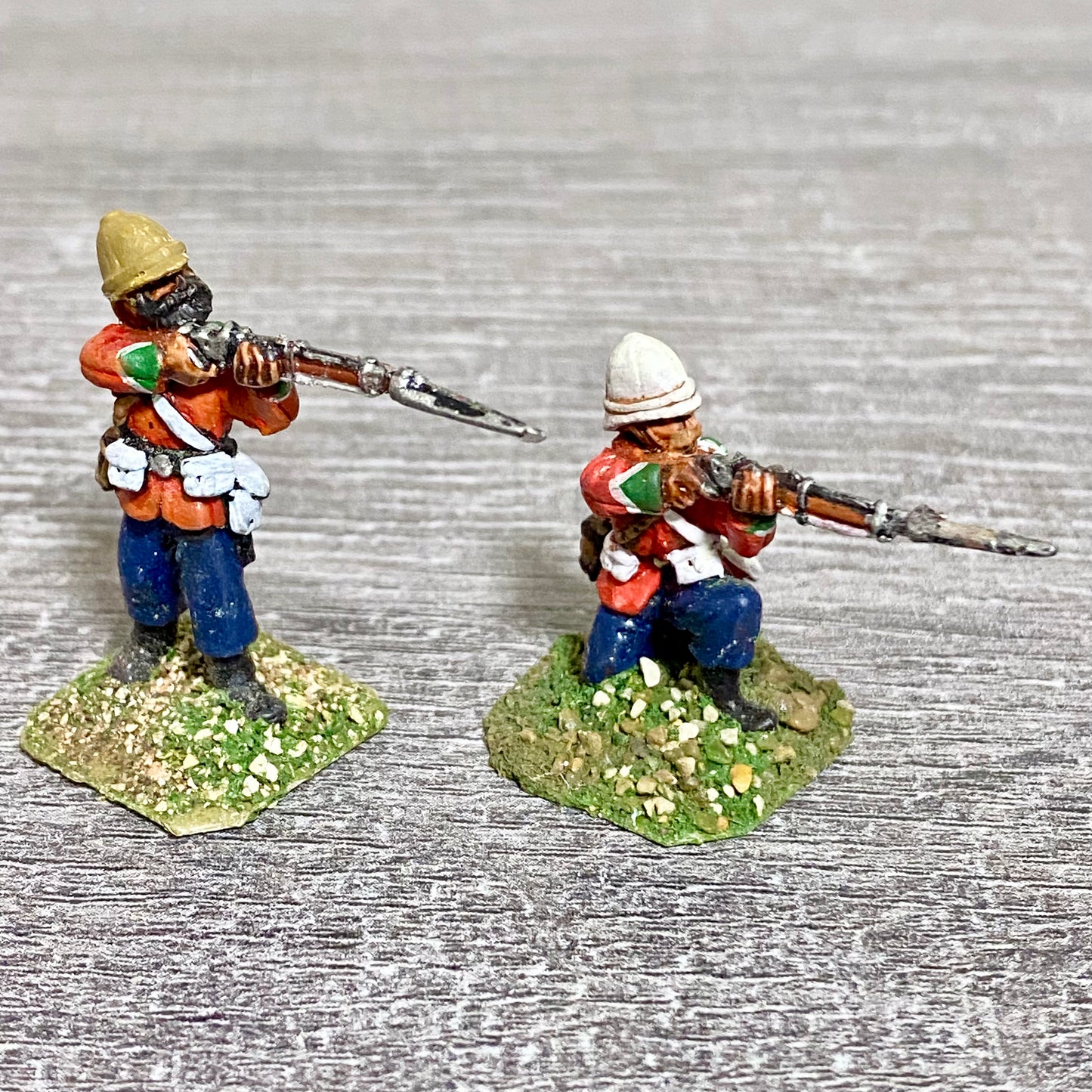 2x 28mm 24th Regiment Of Foot Zulu War 1879 Painted Metal Miniatures Games #11