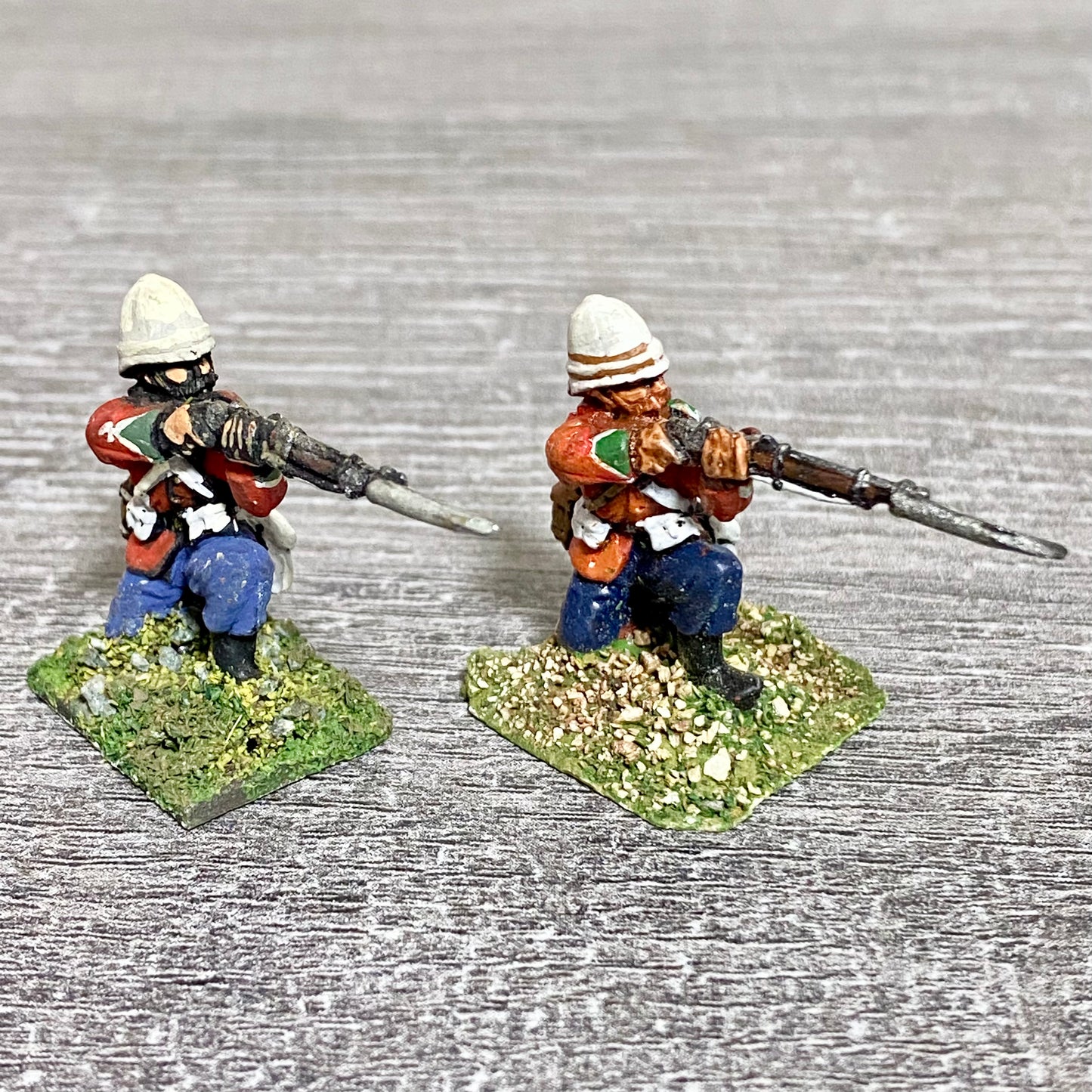 2x 28mm 24th Regiment Of Foot Zulu War 1879 Painted Metal Miniatures Games #13