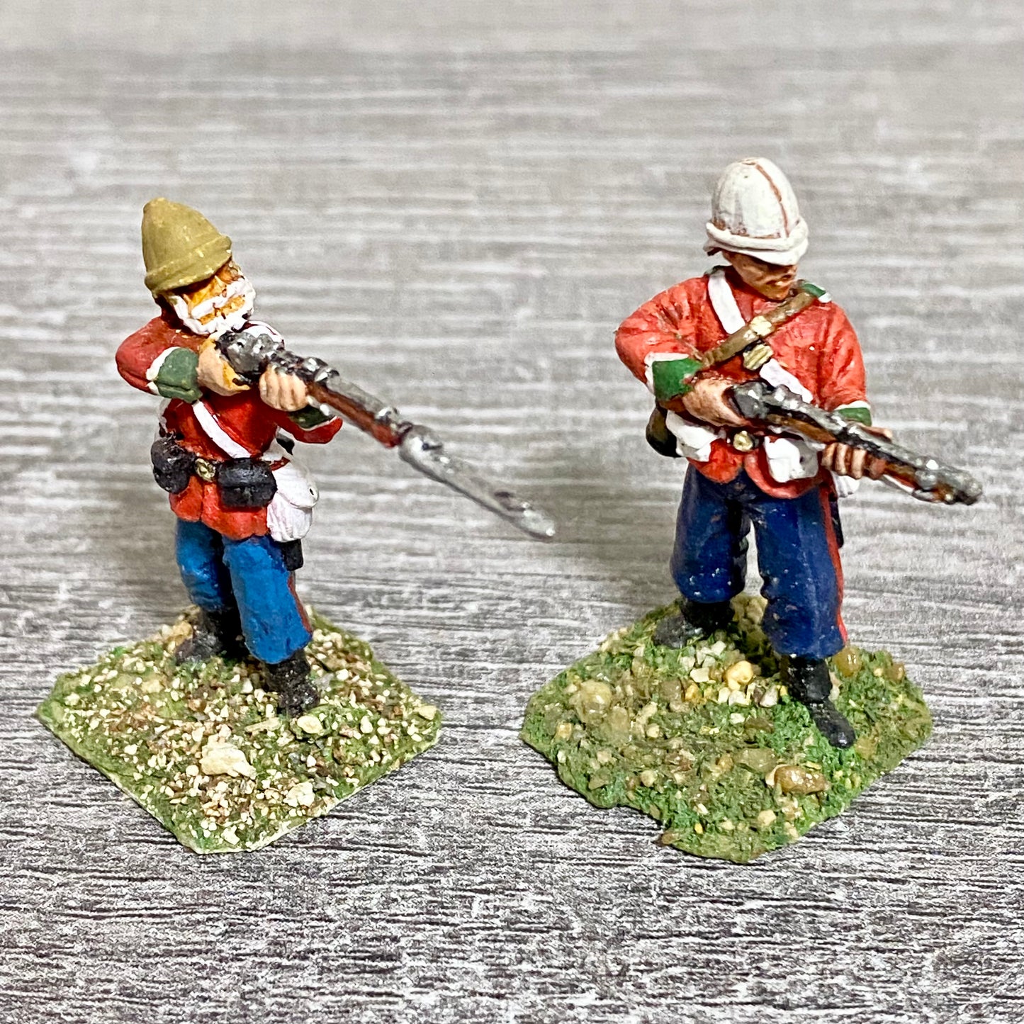 2x 28mm 24th Regiment Of Foot Zulu War 1879 Painted Metal Miniatures Games #14