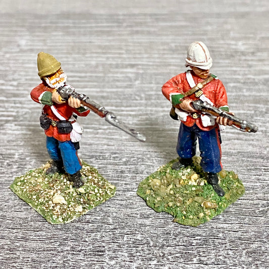 2x 28mm 24th Regiment Of Foot Zulu War 1879 Painted Metal Miniatures Games #14