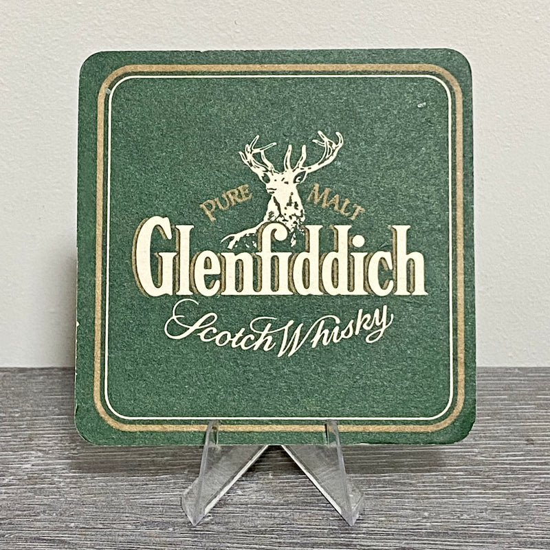 Vintage Glenfiddich Scotch Whisky Story 2 Pub Beer Mat Collectible 1980s Coaster