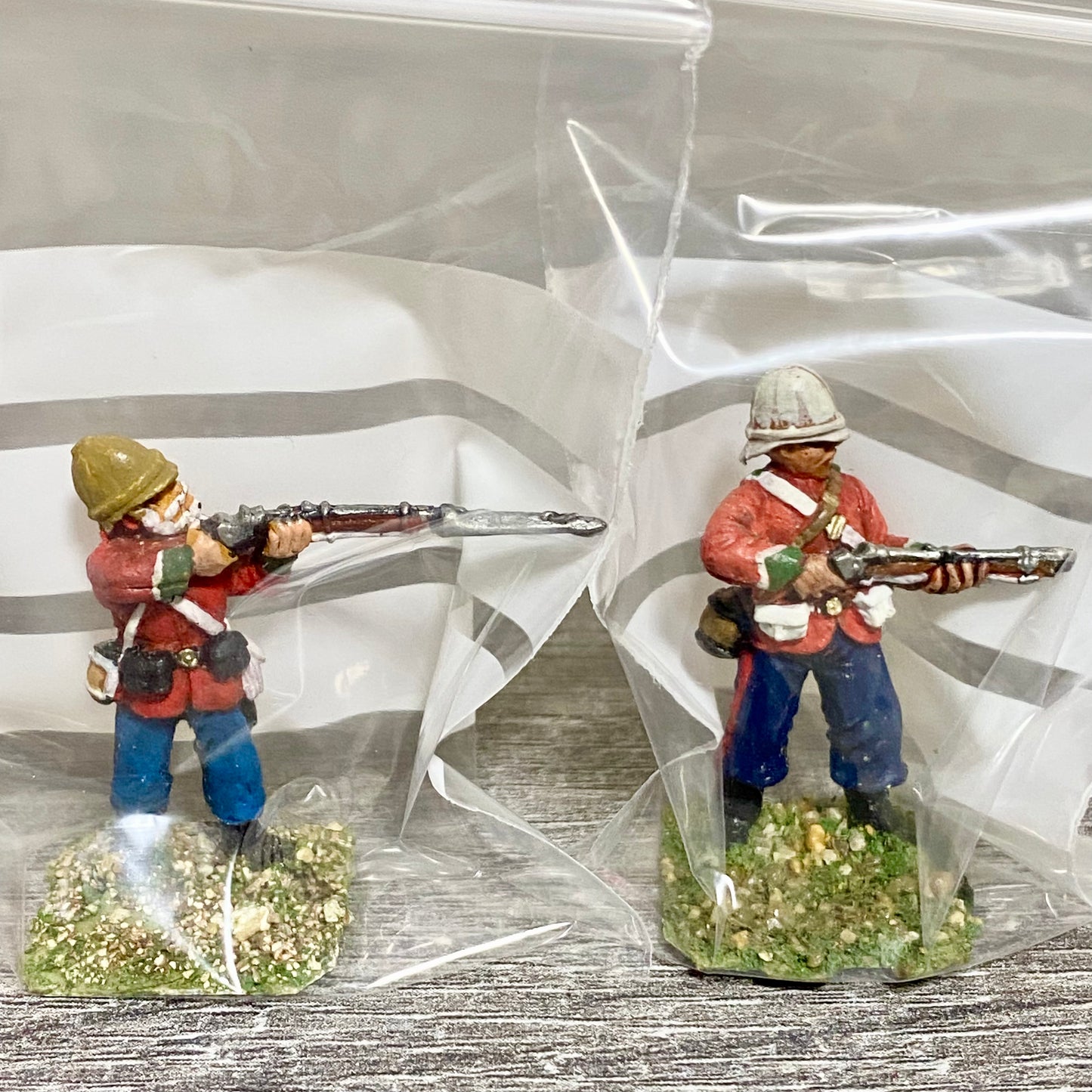 2x 28mm 24th Regiment Of Foot Zulu War 1879 Painted Metal Miniatures Games #14