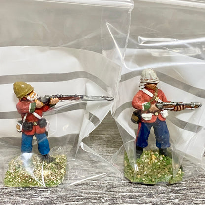 2x 28mm 24th Regiment Of Foot Zulu War 1879 Painted Metal Miniatures Games #14