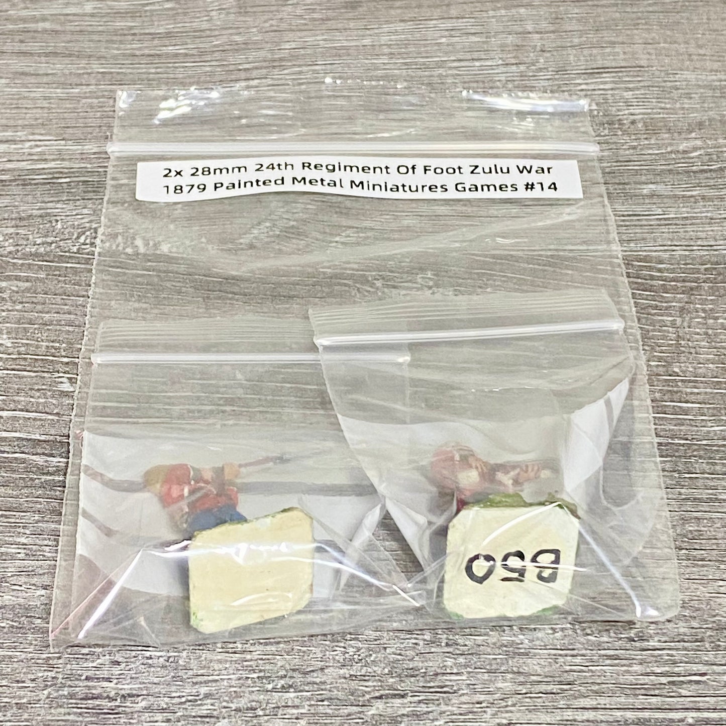 2x 28mm 24th Regiment Of Foot Zulu War 1879 Painted Metal Miniatures Games #14