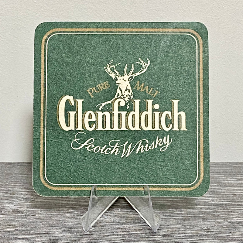 Vintage Glenfiddich Scotch Whisky Story 5 Pub Beer Mat Collectible 1980s Coaster