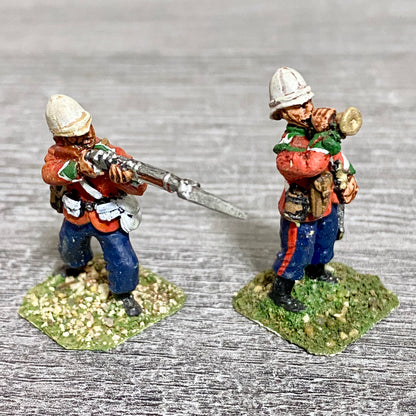2x 28mm 24th Regiment Of Foot Zulu War 1879 Painted Metal Miniatures Games #15