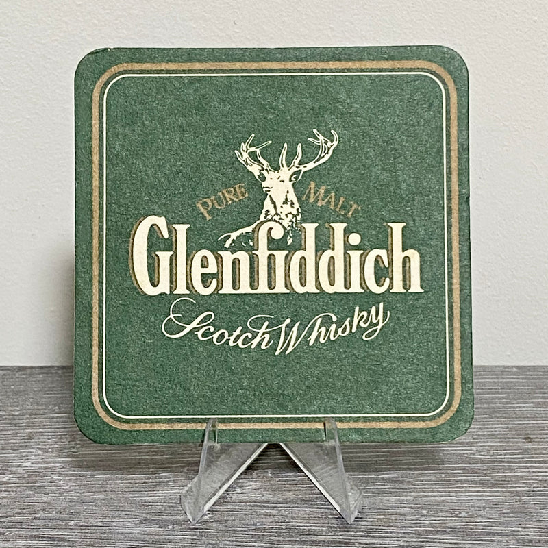 Vintage Glenfiddich Scotch Whisky Story 6 Pub Beer Mat Collectible 1980s Coaster