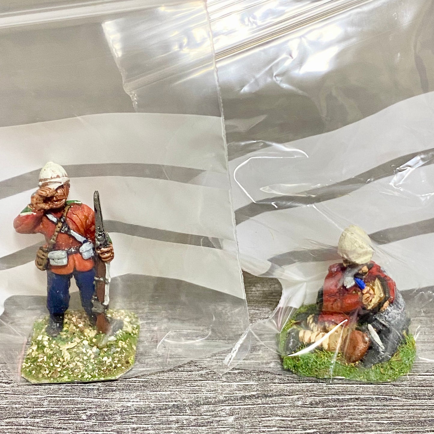 2x 28mm 24th Regiment Of Foot Zulu War 1879 Painted Metal Miniatures Games #18