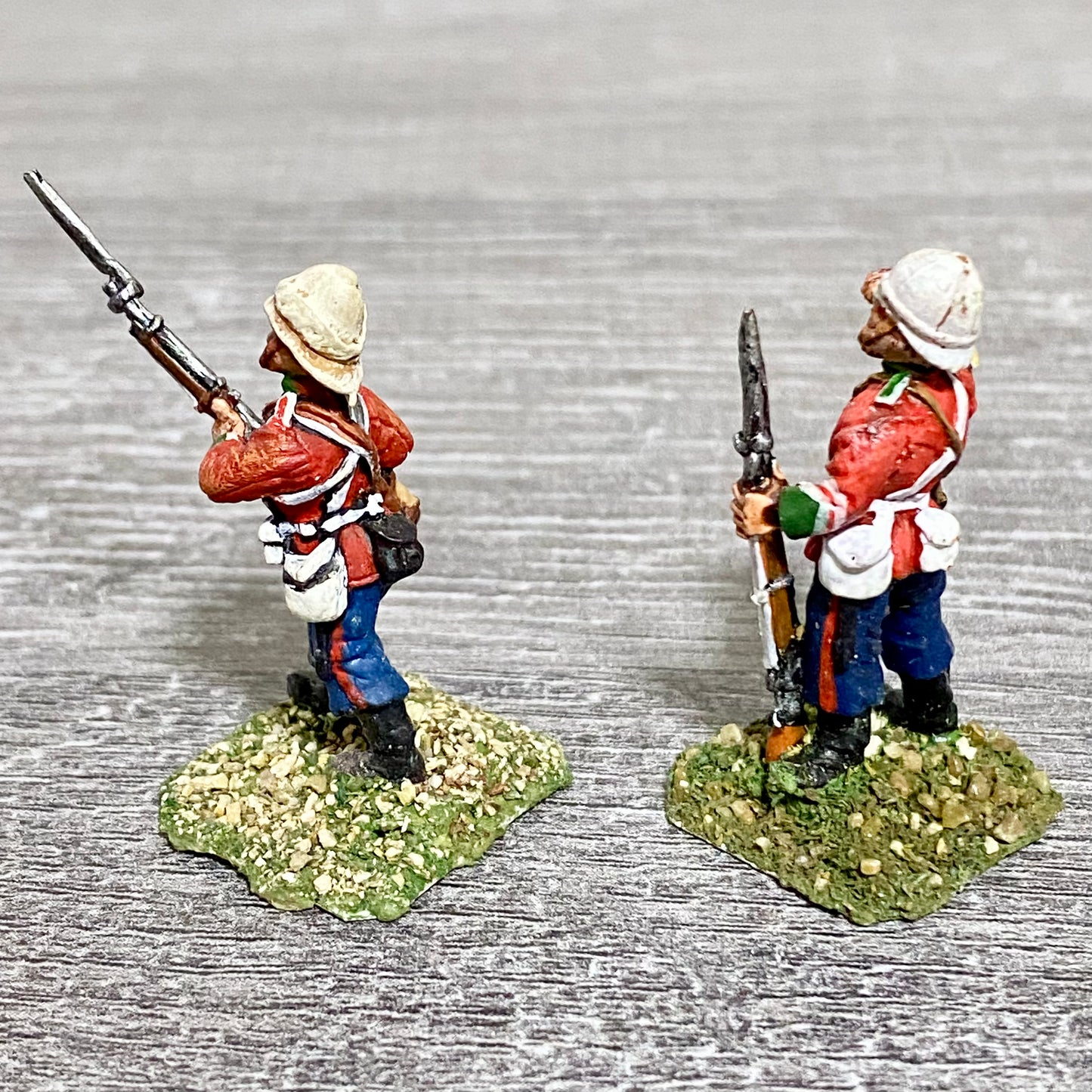 2x 28mm 24th Regiment Of Foot Zulu War 1879 Painted Metal Miniatures Games #19
