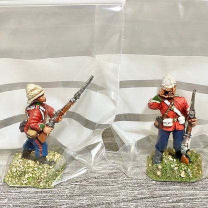 2x 28mm 24th Regiment Of Foot Zulu War 1879 Painted Metal Miniatures Games #19