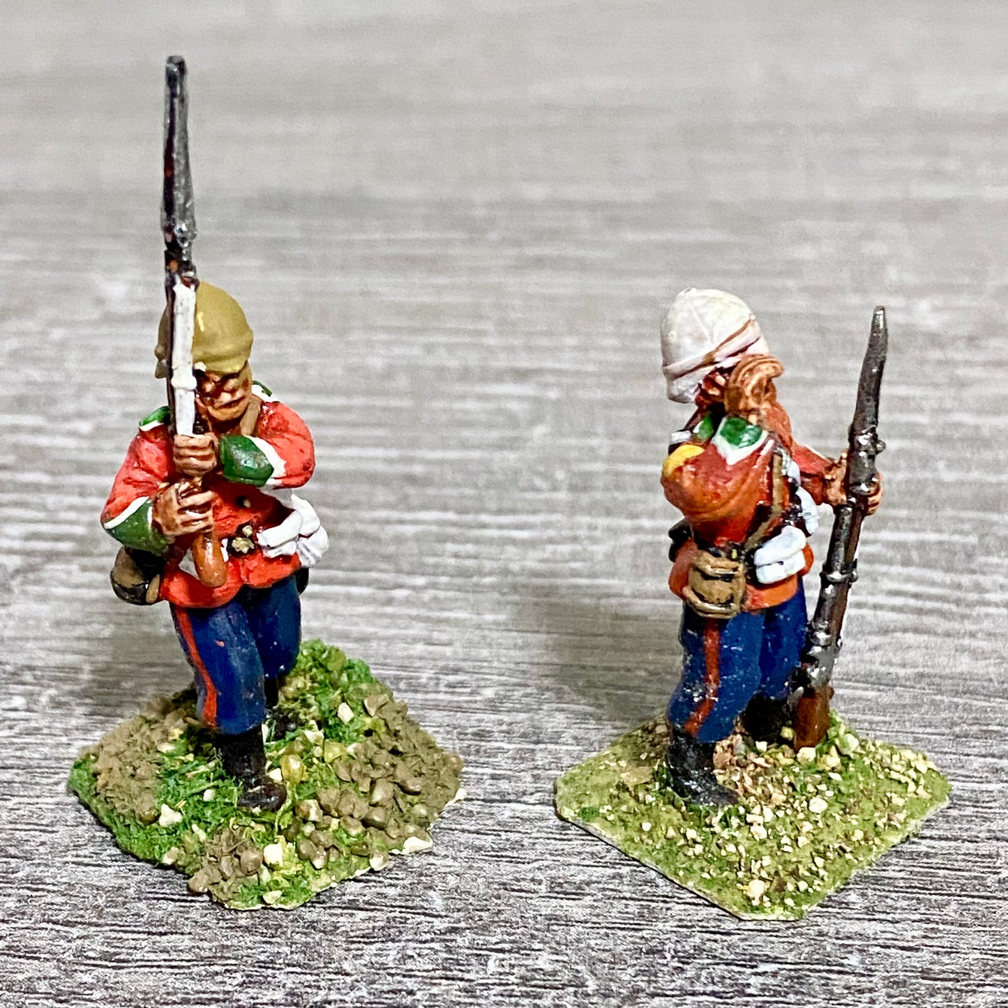 2x 28mm 24th Regiment Of Foot Zulu War 1879 Painted Metal Miniatures Games #20