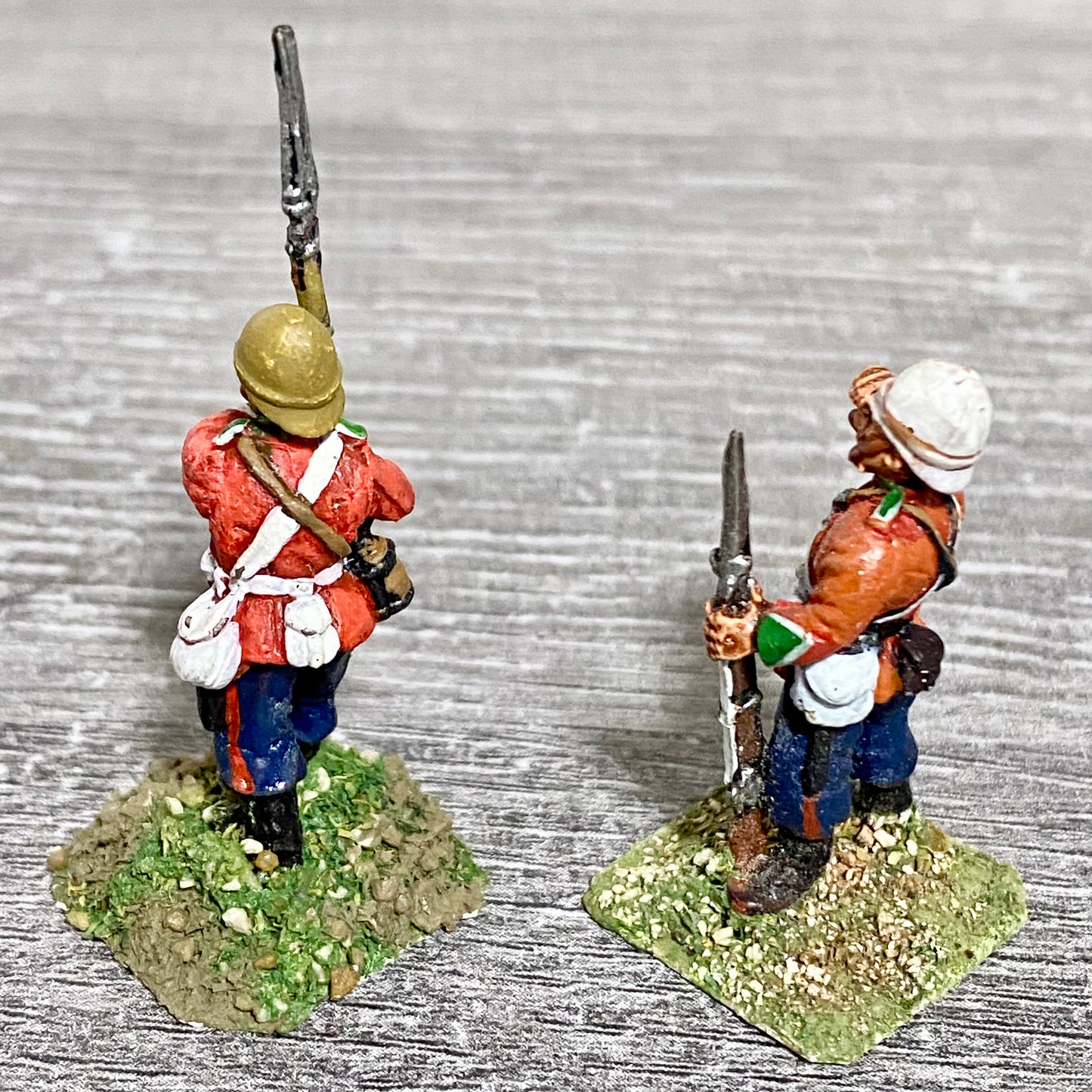 2x 28mm 24th Regiment Of Foot Zulu War 1879 Painted Metal Miniatures Games #20