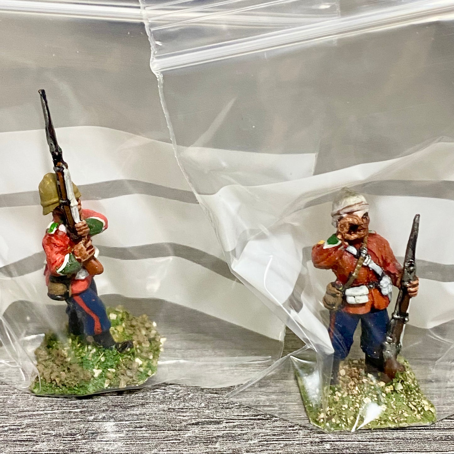 2x 28mm 24th Regiment Of Foot Zulu War 1879 Painted Metal Miniatures Games #20