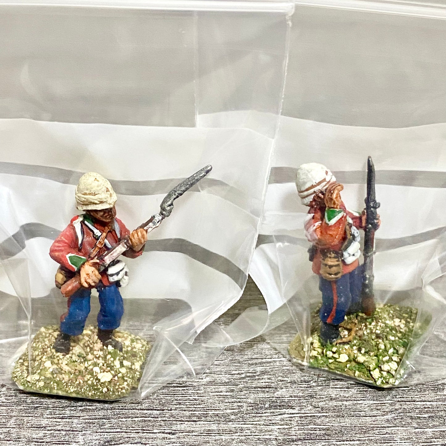 2x 28mm 24th Regiment Of Foot Zulu War 1879 Painted Metal Miniatures Games #21