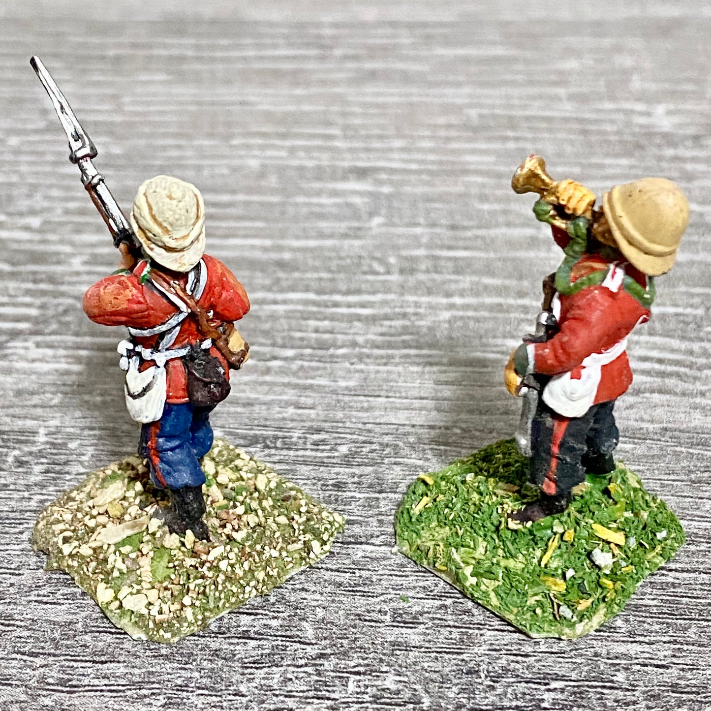 2x 28mm 24th Regiment Of Foot Zulu War 1879 Painted Metal Miniatures Games #22