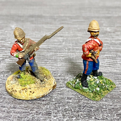 2x 28mm 24th Regiment Of Foot Zulu War 1879 Painted Metal Miniatures Games #23