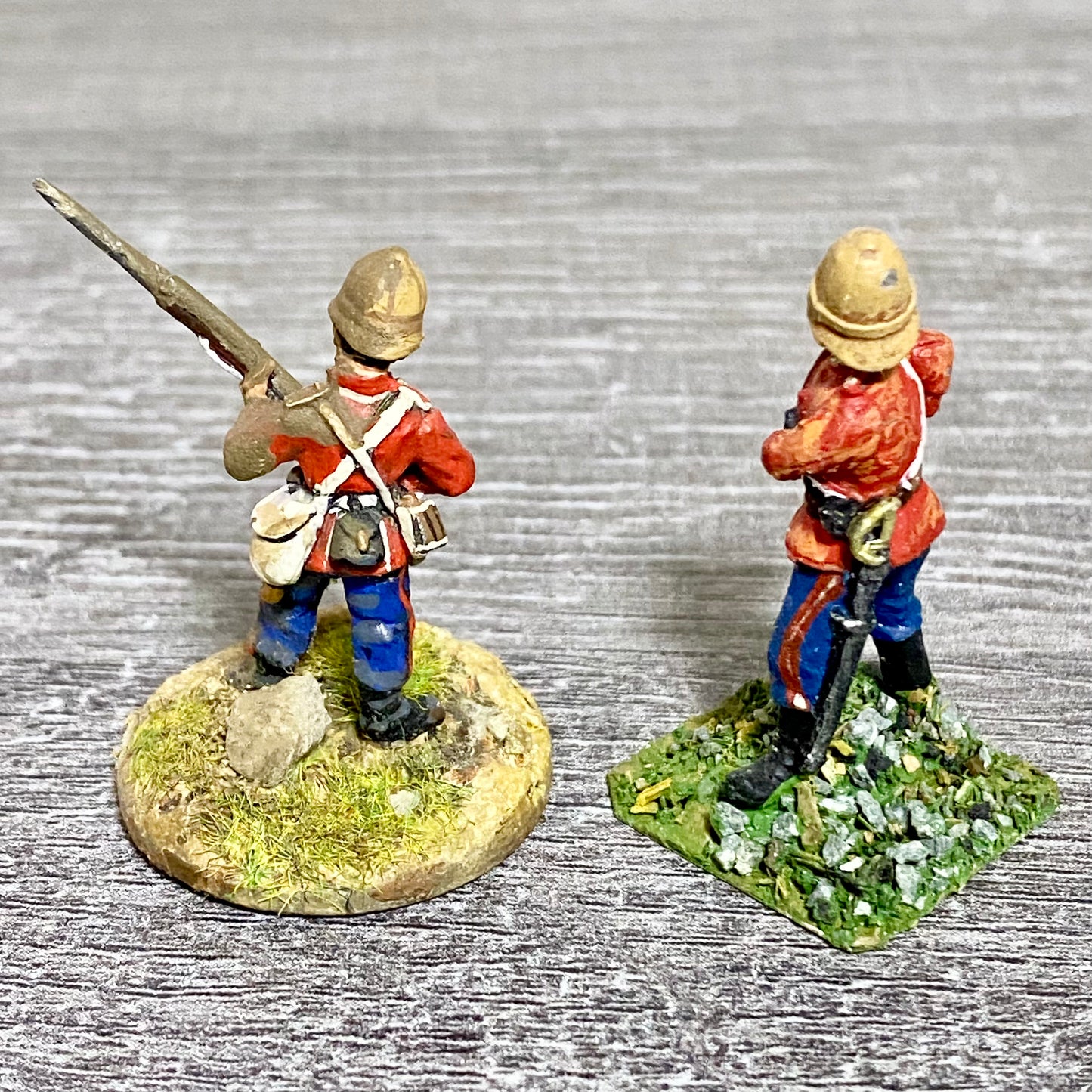 2x 28mm 24th Regiment Of Foot Zulu War 1879 Painted Metal Miniatures Games #23