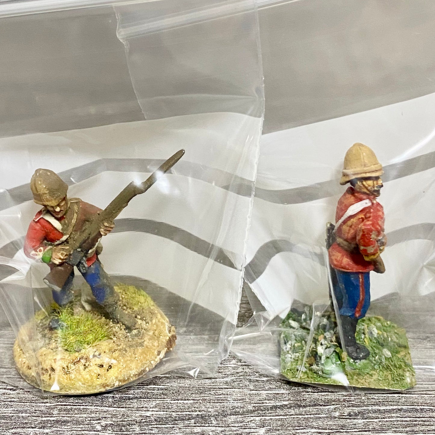 2x 28mm 24th Regiment Of Foot Zulu War 1879 Painted Metal Miniatures Games #23