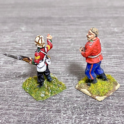 2x 28mm 24th Regiment Of Foot Zulu War 1879 Painted Metal Miniatures Games #24