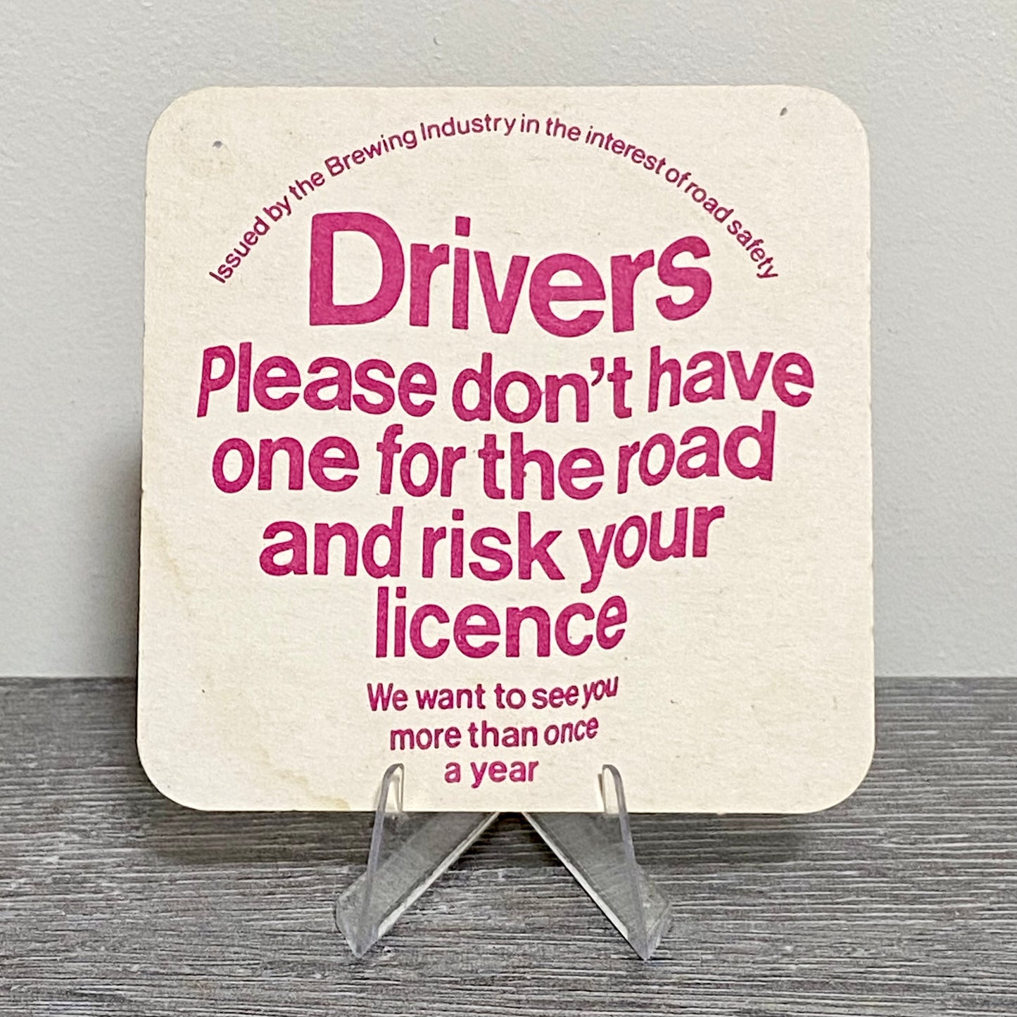 Vintage Whitbread Trophy Best Bitter Beer Mat Collectible Yorkshire Pub Coaster