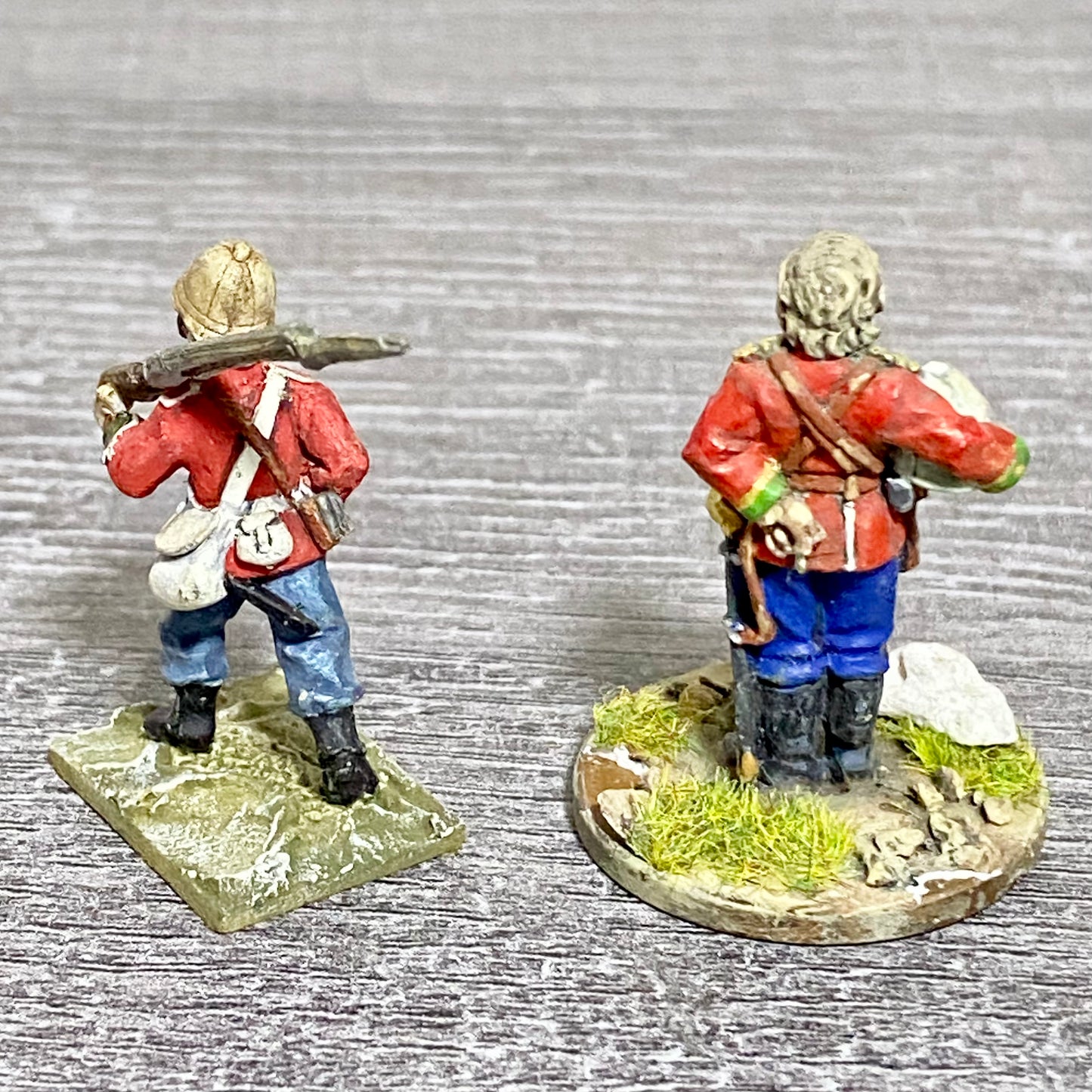 2x 28mm 24th Regiment Of Foot Zulu War 1879 Painted Metal Miniatures Games #25