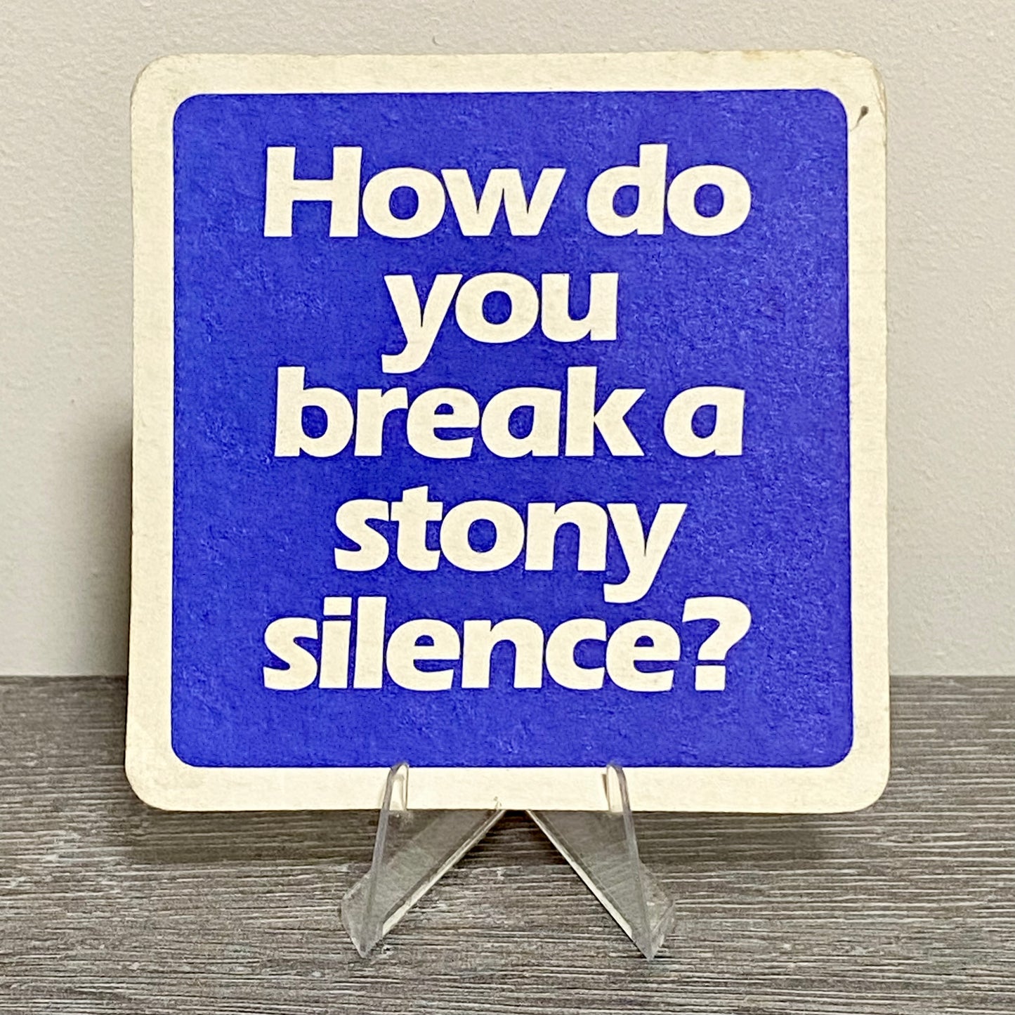 Vintage Golden Wonder Promotional Crisps Beer Mat Collectible 1970s Pub Coaster