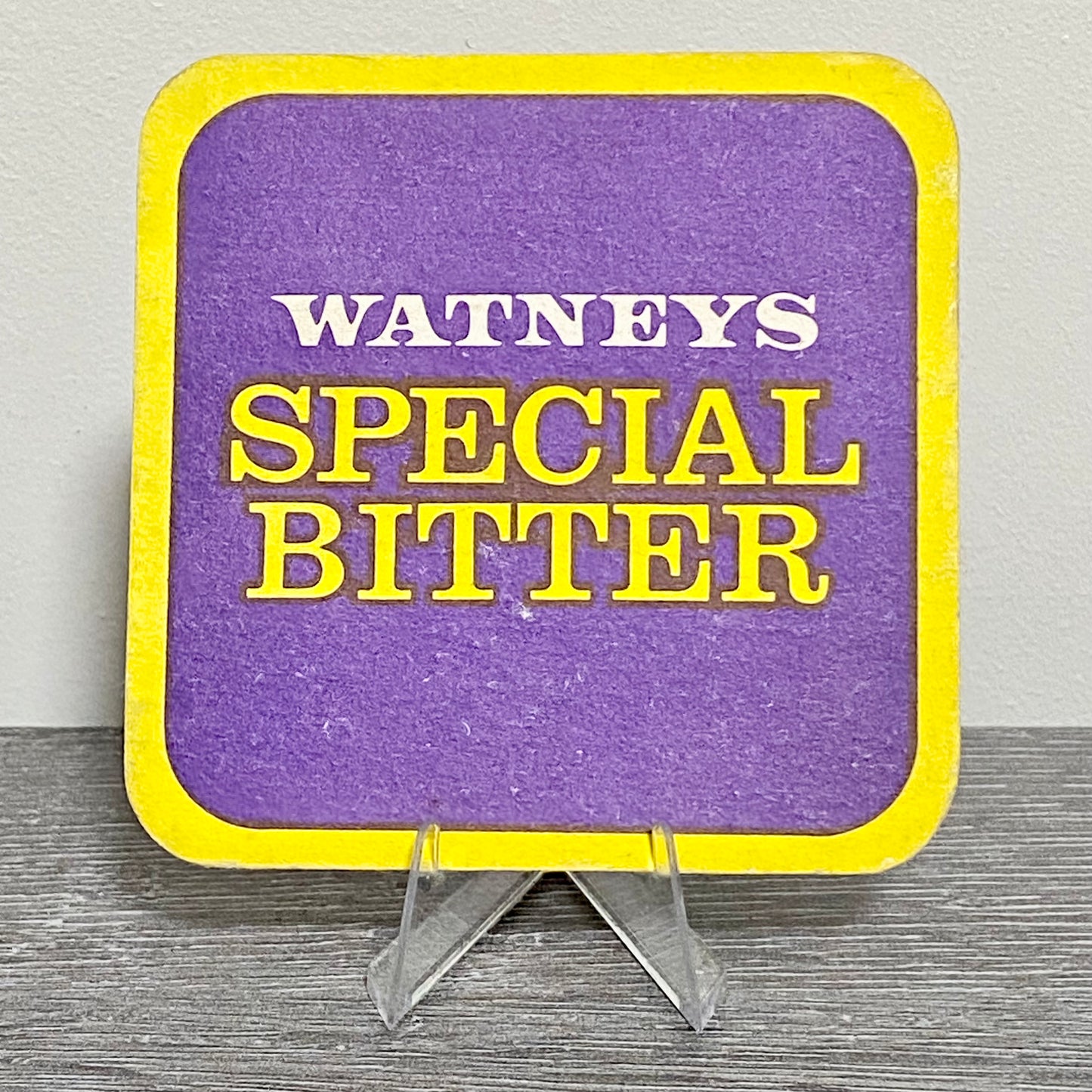 Vintage Watney's Special Bitter Beer Mat Collectible 1970s Breweriana Coaster