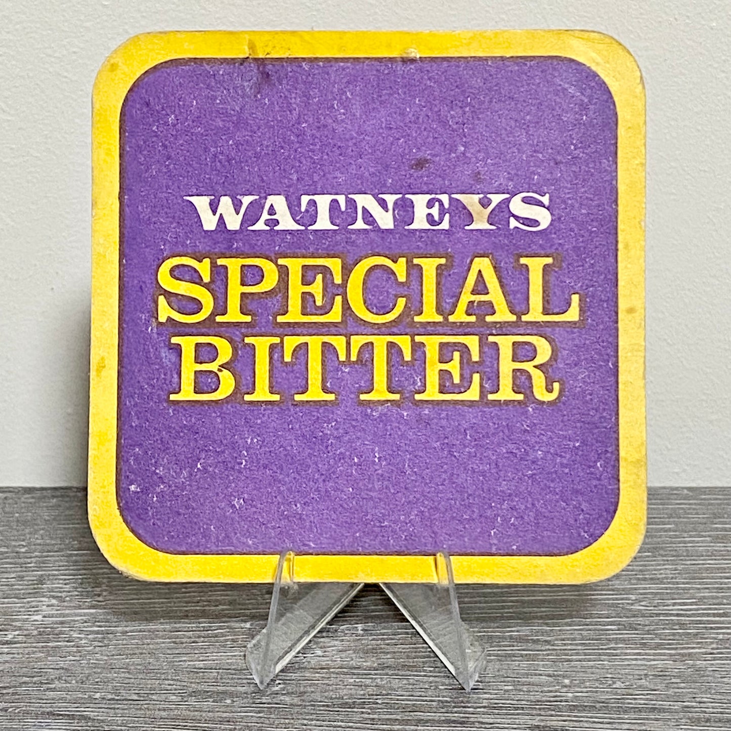 Vintage Watney's Special Bitter Beer Mat Collectible 1970s Breweriana Coaster