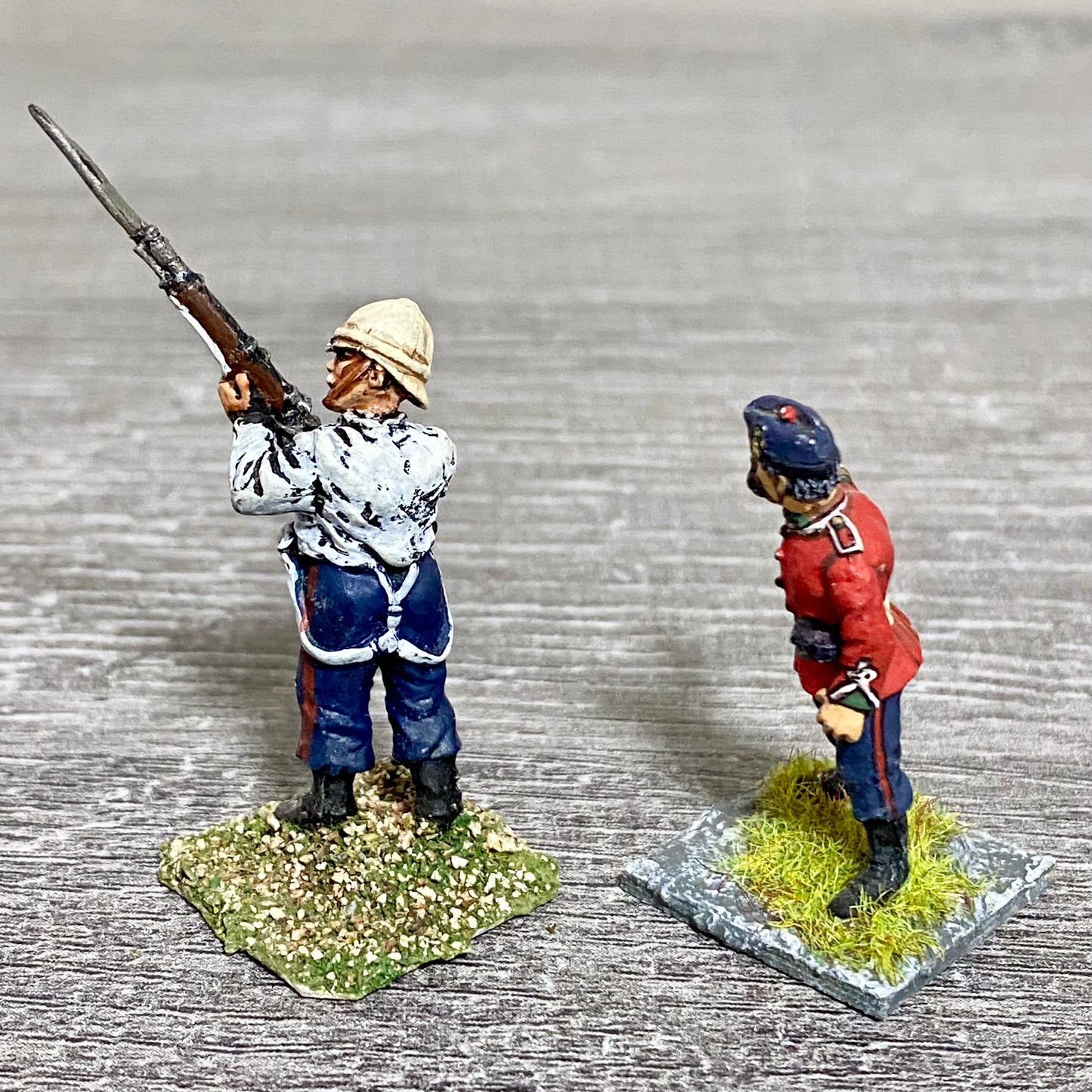 2x 28mm 24th Regiment Of Foot Zulu War 1879 Painted Metal Miniatures Games #27