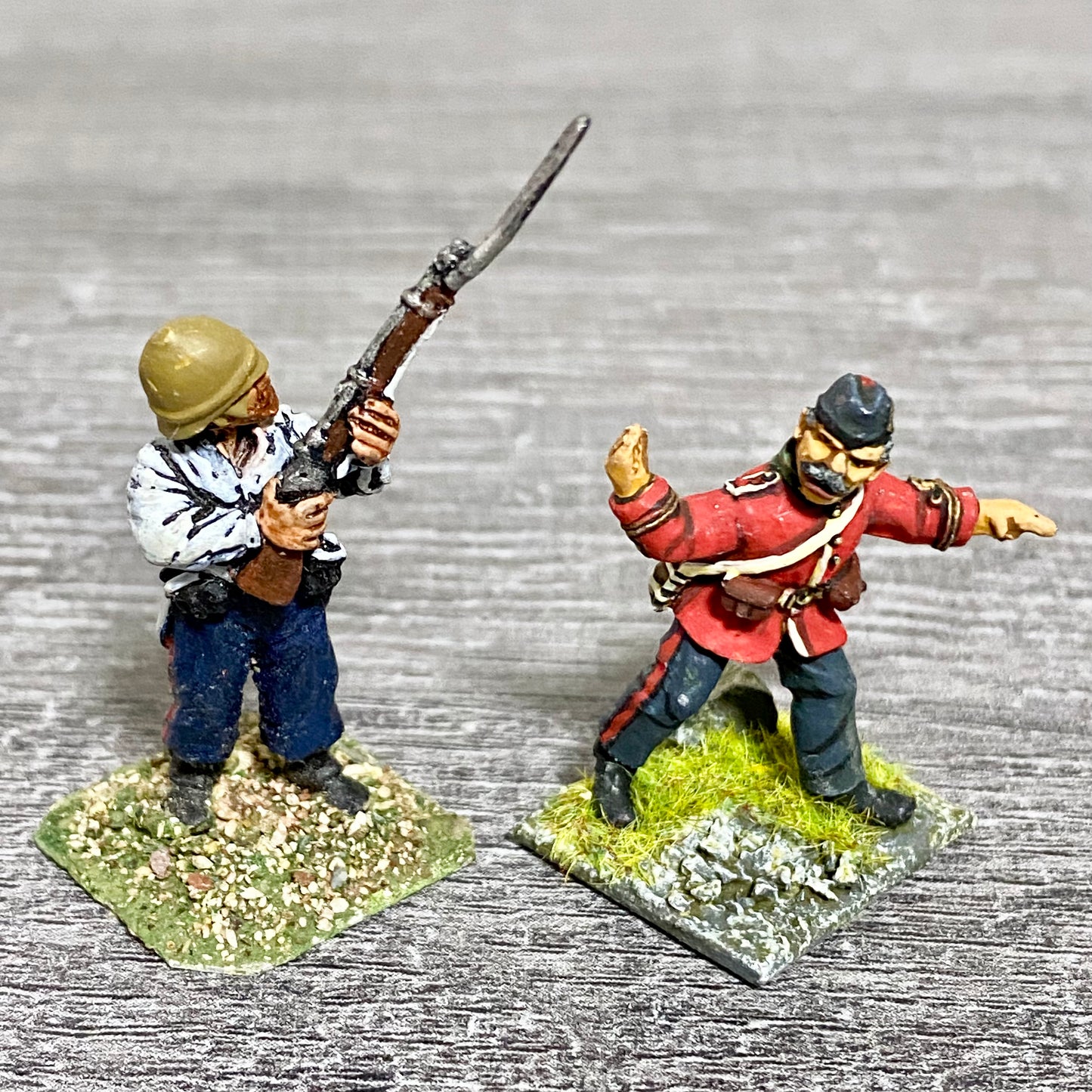 2x 28mm 24th Regiment Of Foot Zulu War 1879 Painted Metal Miniatures Games #28