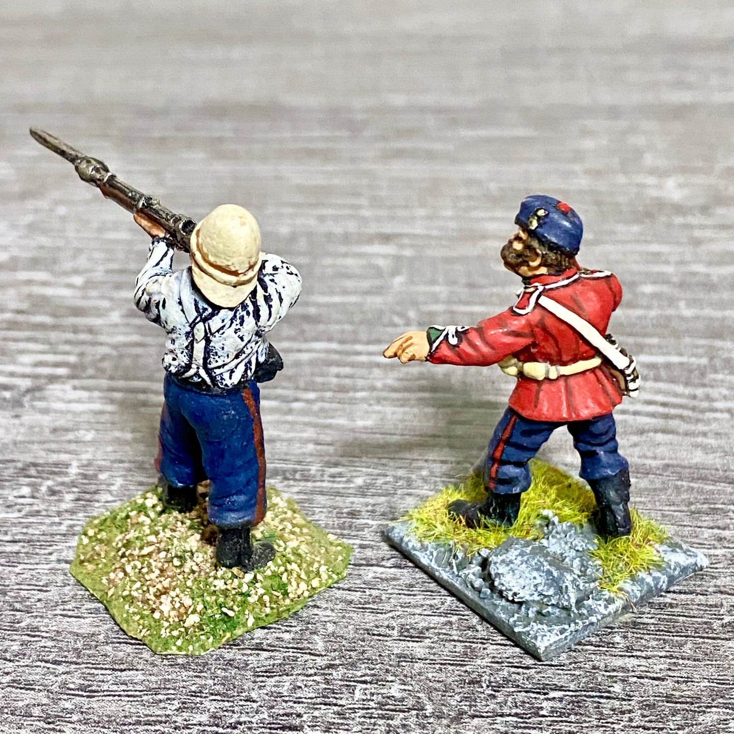 2x 28mm 24th Regiment Of Foot Zulu War 1879 Painted Metal Miniatures Games #29