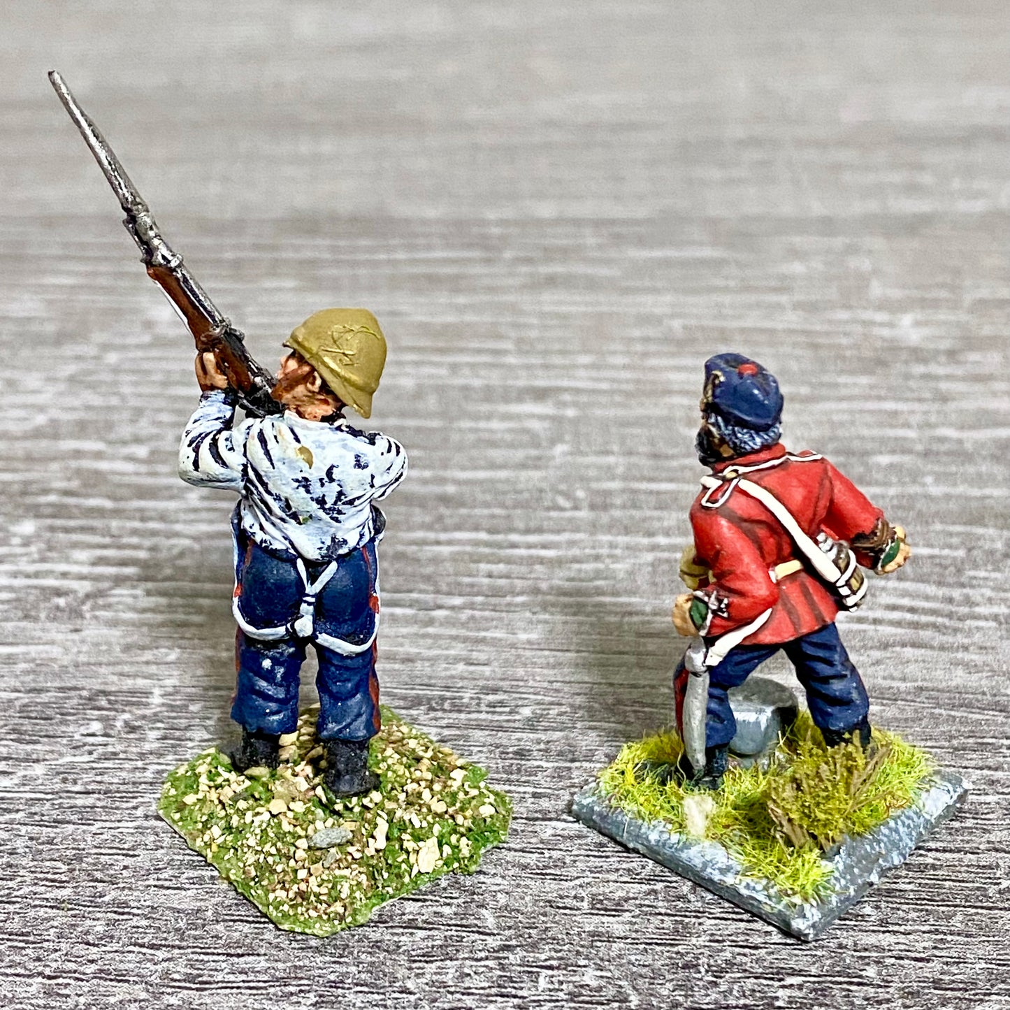 2x 28mm 24th Regiment Of Foot Zulu War 1879 Painted Metal Miniatures Games #30