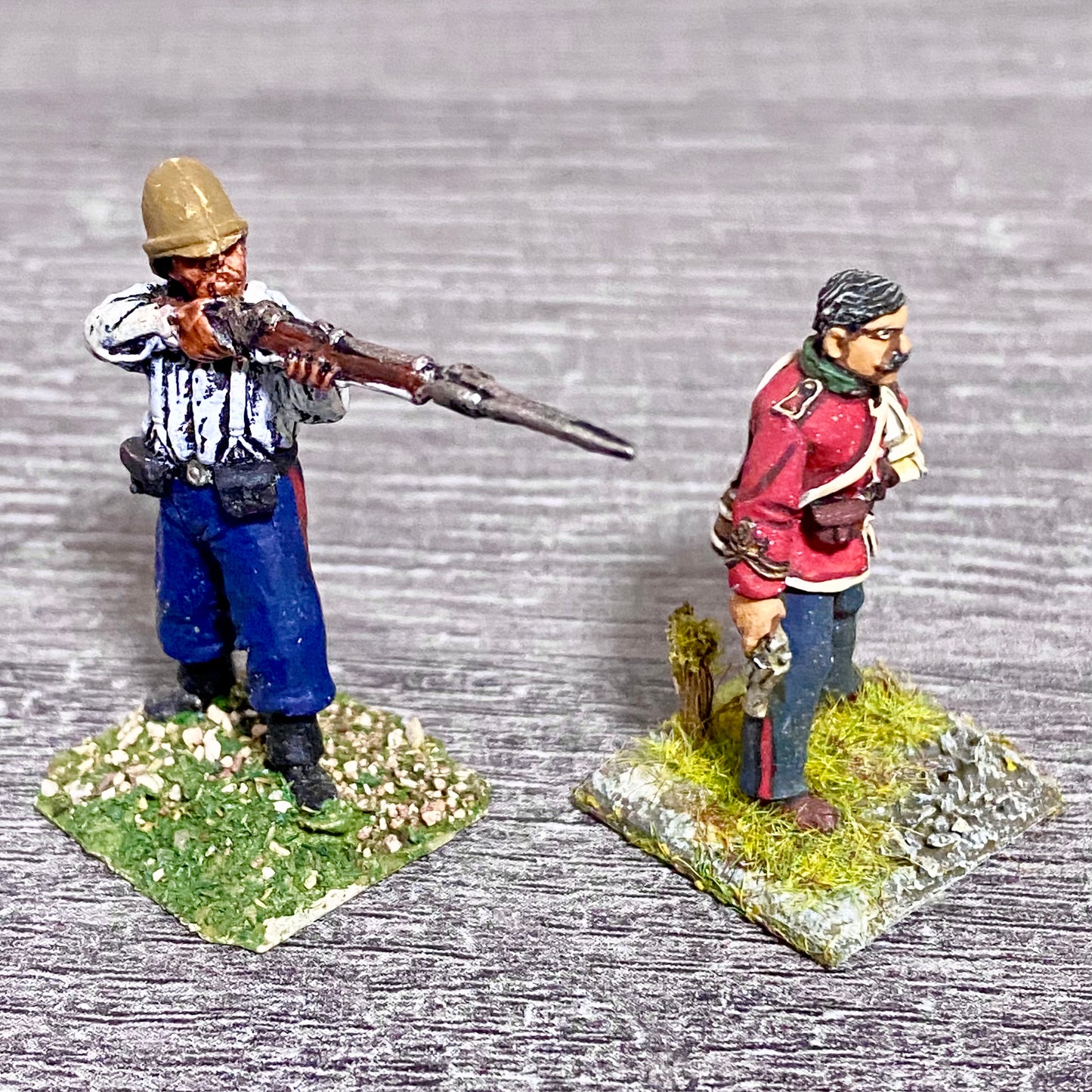 2x 28mm 24th Regiment Of Foot Zulu War 1879 Painted Metal Miniatures Games #31