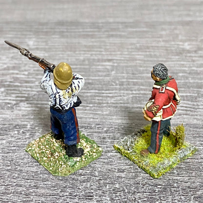 2x 28mm 24th Regiment Of Foot Zulu War 1879 Painted Metal Miniatures Games #31