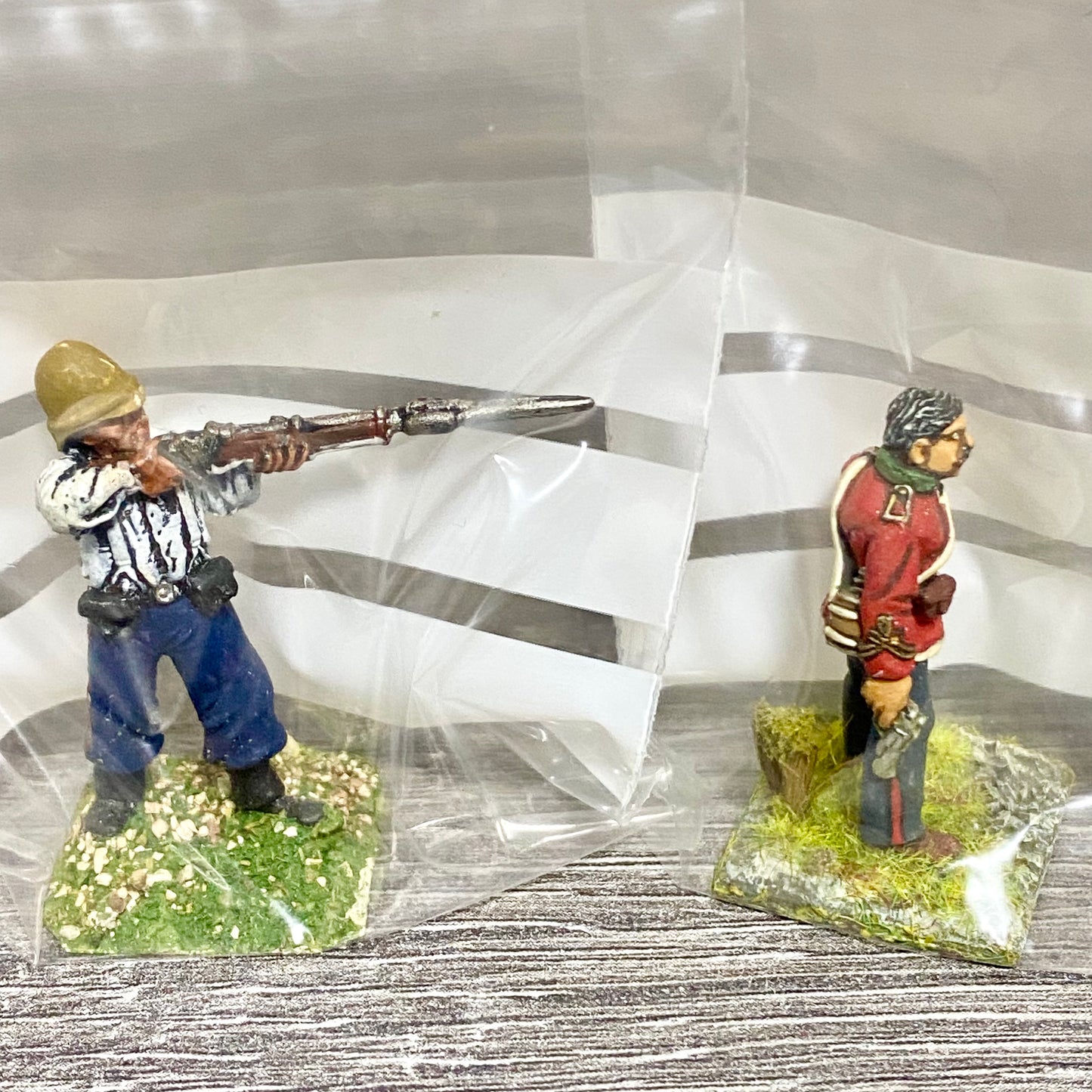 2x 28mm 24th Regiment Of Foot Zulu War 1879 Painted Metal Miniatures Games #31