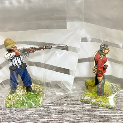 2x 28mm 24th Regiment Of Foot Zulu War 1879 Painted Metal Miniatures Games #31