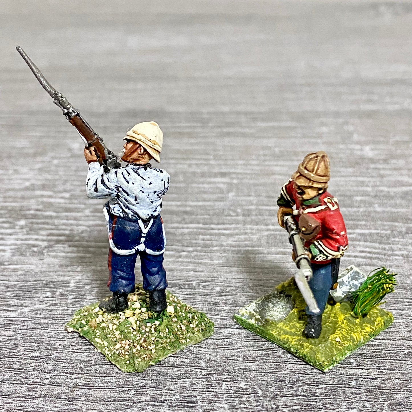 2x 28mm 24th Regiment Of Foot Zulu War 1879 Painted Metal Miniatures Games #32