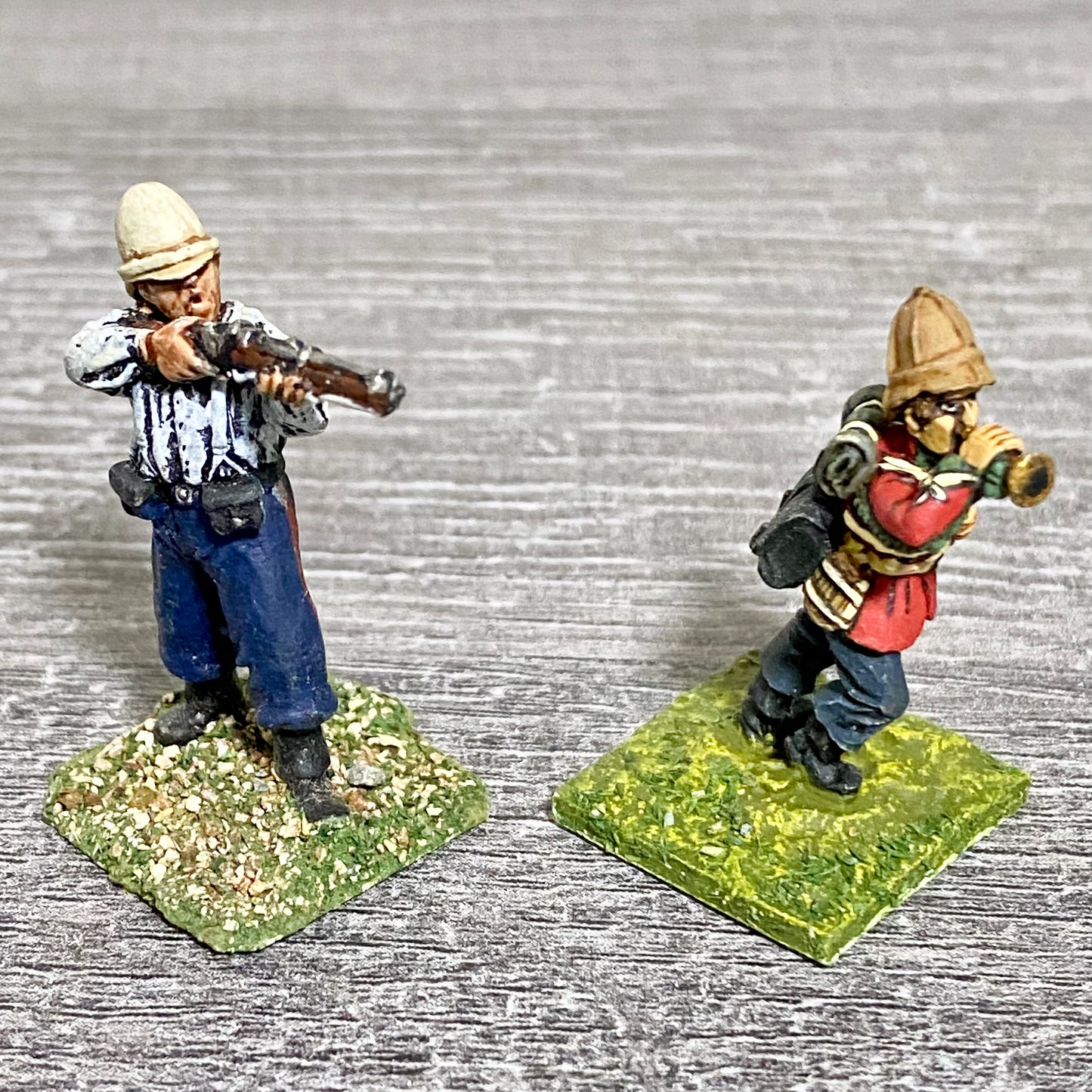 2x 28mm 24th Regiment Of Foot Zulu War 1879 Painted Metal Miniatures Games #33
