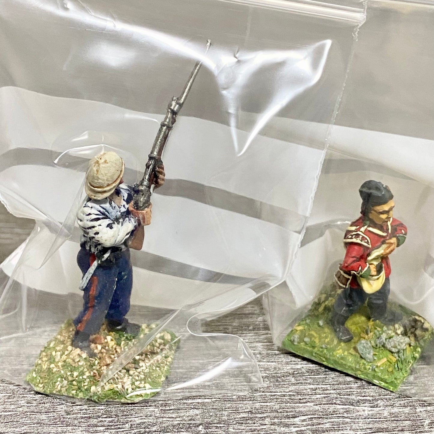 2x 28mm 24th Regiment Of Foot Zulu War 1879 Painted Metal Miniatures Games #34