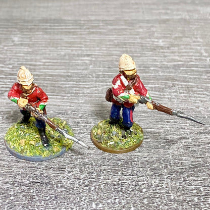 2x 28mm 24th Regiment Of Foot Zulu War 1879 Painted Metal Perry Miniatures #1