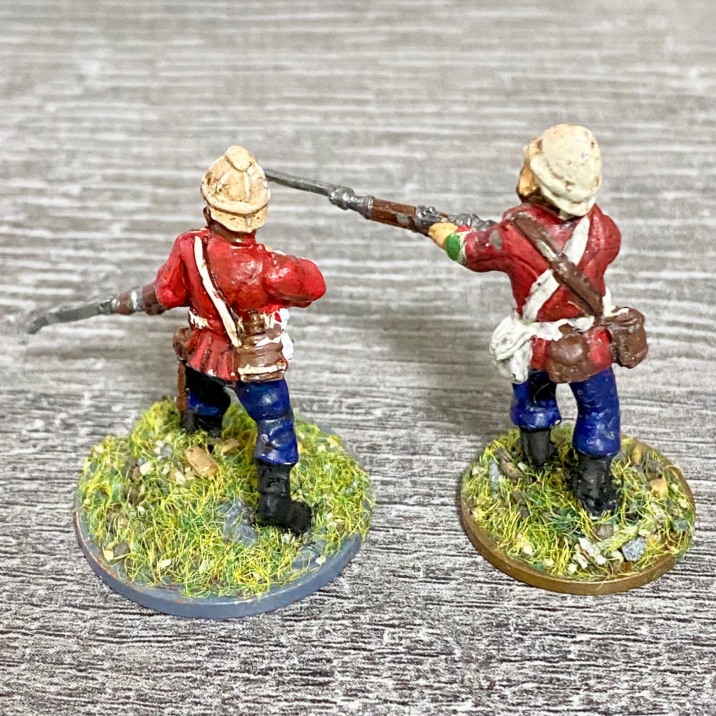 2x 28mm 24th Regiment Of Foot Zulu War 1879 Painted Metal Perry Miniatures #1