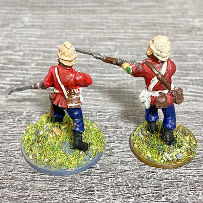 2x 28mm 24th Regiment Of Foot Zulu War 1879 Painted Metal Perry Miniatures #1