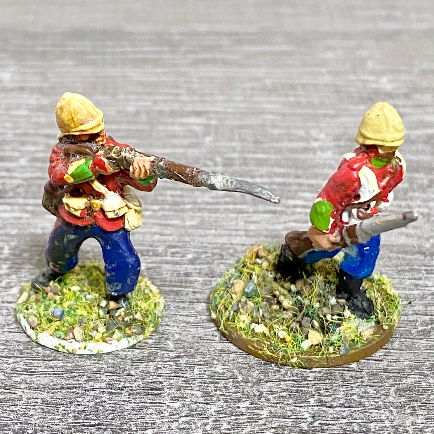 2x 28mm 24th Regiment Of Foot Zulu War 1879 Painted Metal Perry Miniatures #3