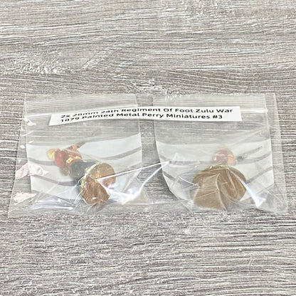 2x 28mm 24th Regiment Of Foot Zulu War 1879 Painted Metal Perry Miniatures #3