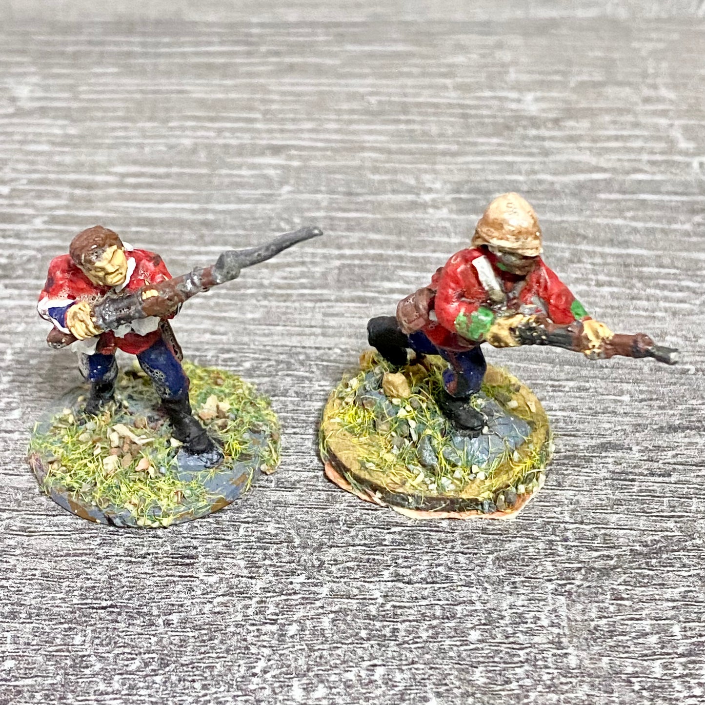 2x 28mm 24th Regiment Of Foot Zulu War 1879 Painted Metal Perry Miniatures #4