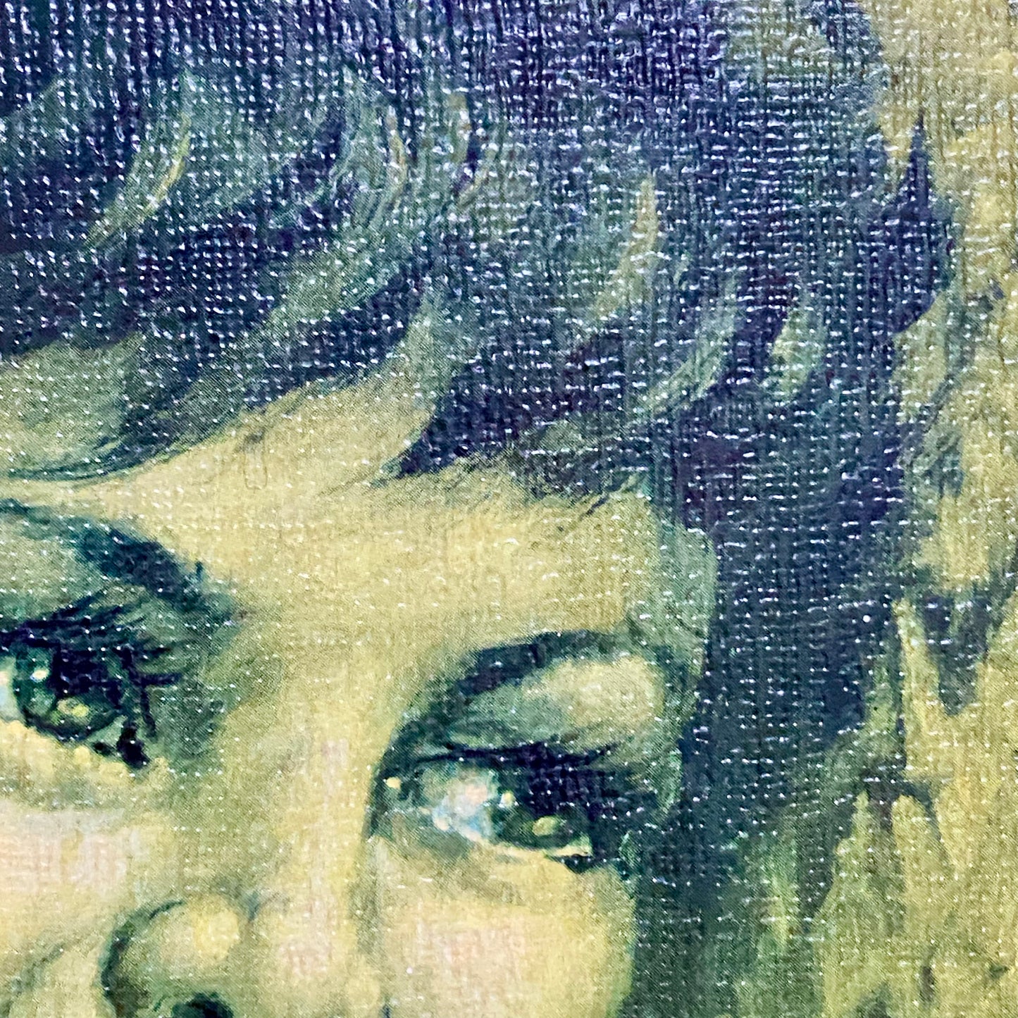 Vintage Mid Century Country Boy Print On Board Plate Signed Tovine Gilt Framed